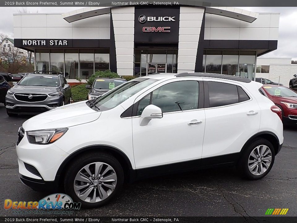 2019 Buick Encore Preferred Summit White / Ebony Photo #1