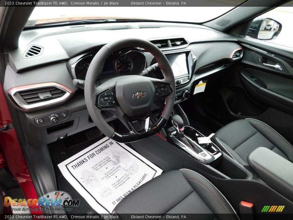 Jet Black Interior - 2023 Chevrolet TrailBlazer RS AWD Photo #20