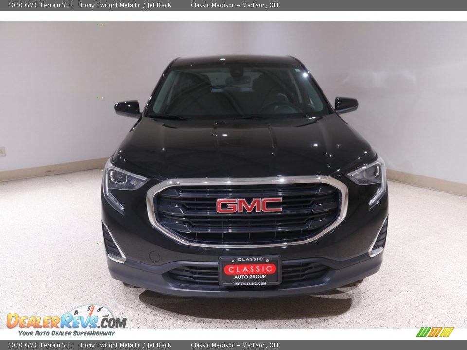 2020 GMC Terrain SLE Ebony Twilight Metallic / Jet Black Photo #2
