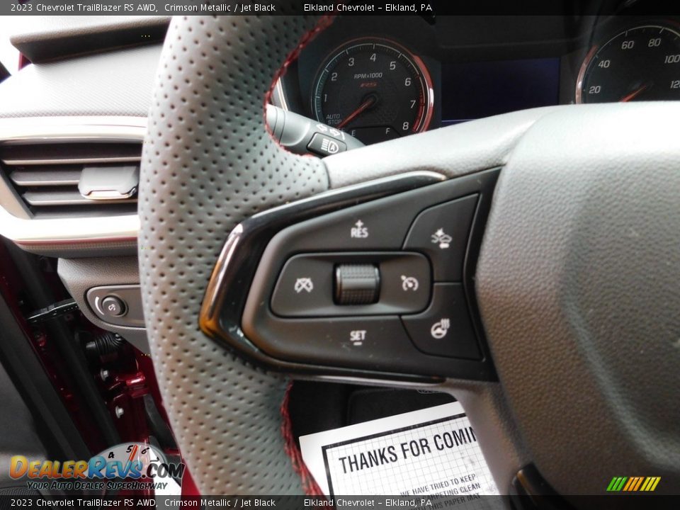 2023 Chevrolet TrailBlazer RS AWD Steering Wheel Photo #24