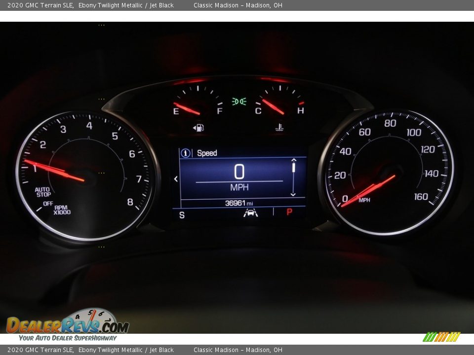 2020 GMC Terrain SLE Ebony Twilight Metallic / Jet Black Photo #8