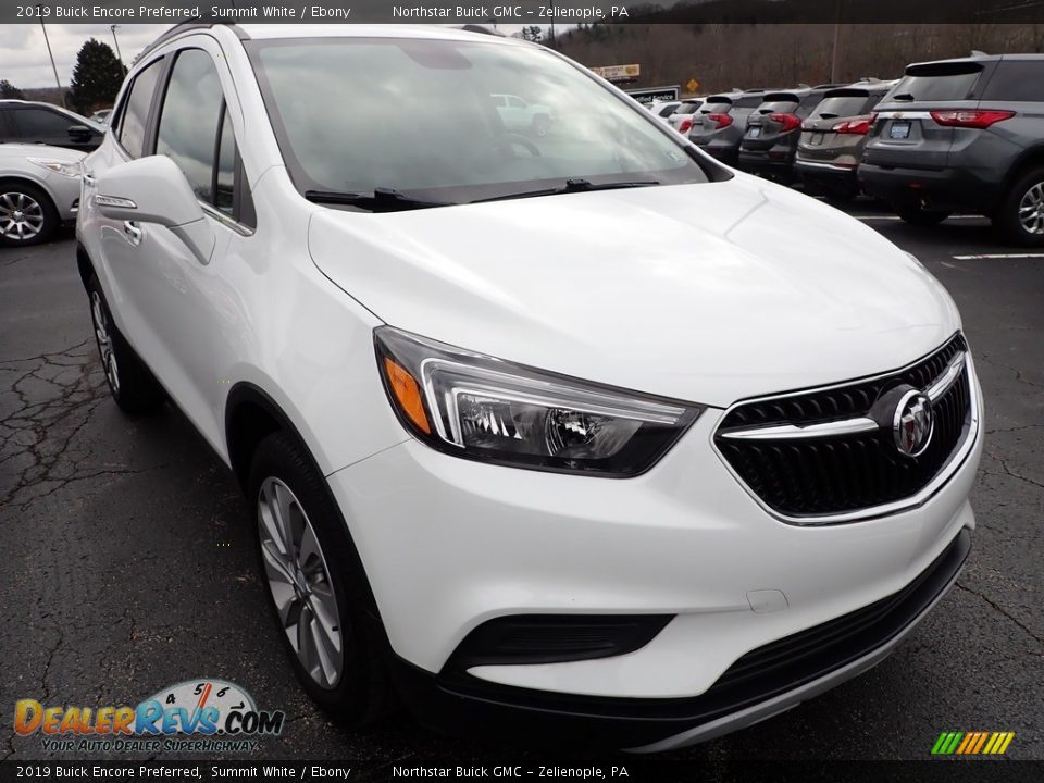 2019 Buick Encore Preferred Summit White / Ebony Photo #10