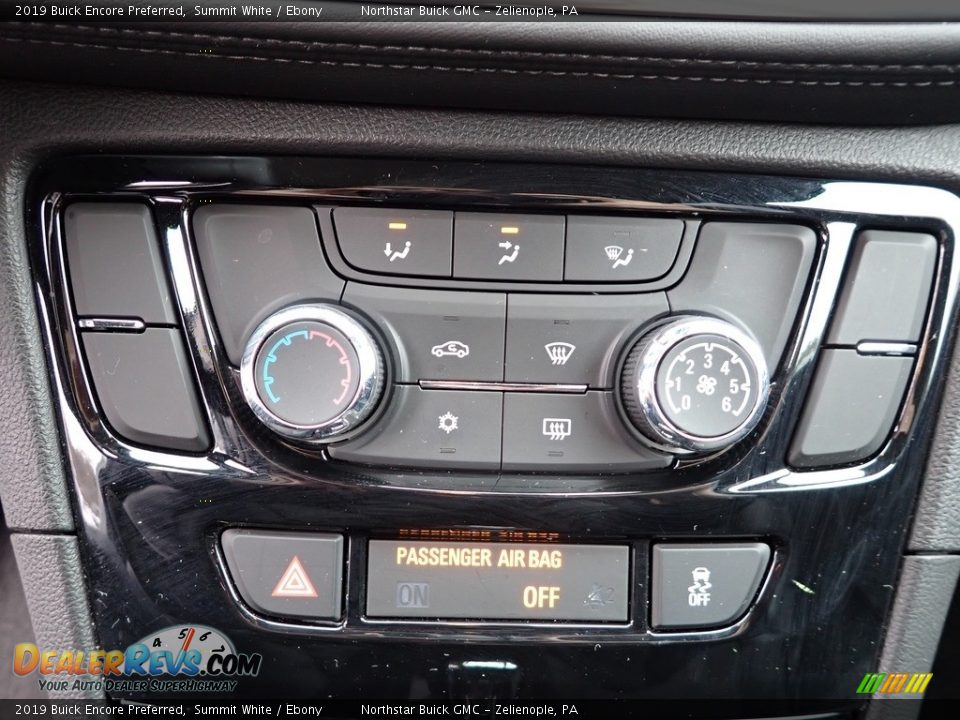 2019 Buick Encore Preferred Summit White / Ebony Photo #25