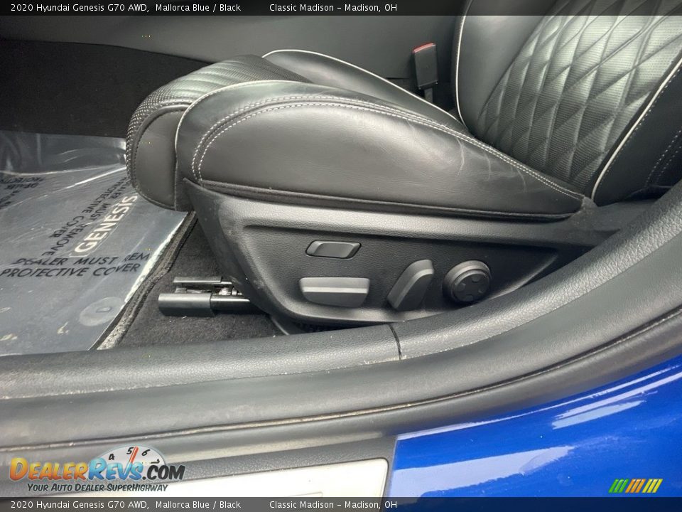 Front Seat of 2020 Hyundai Genesis G70 AWD Photo #7
