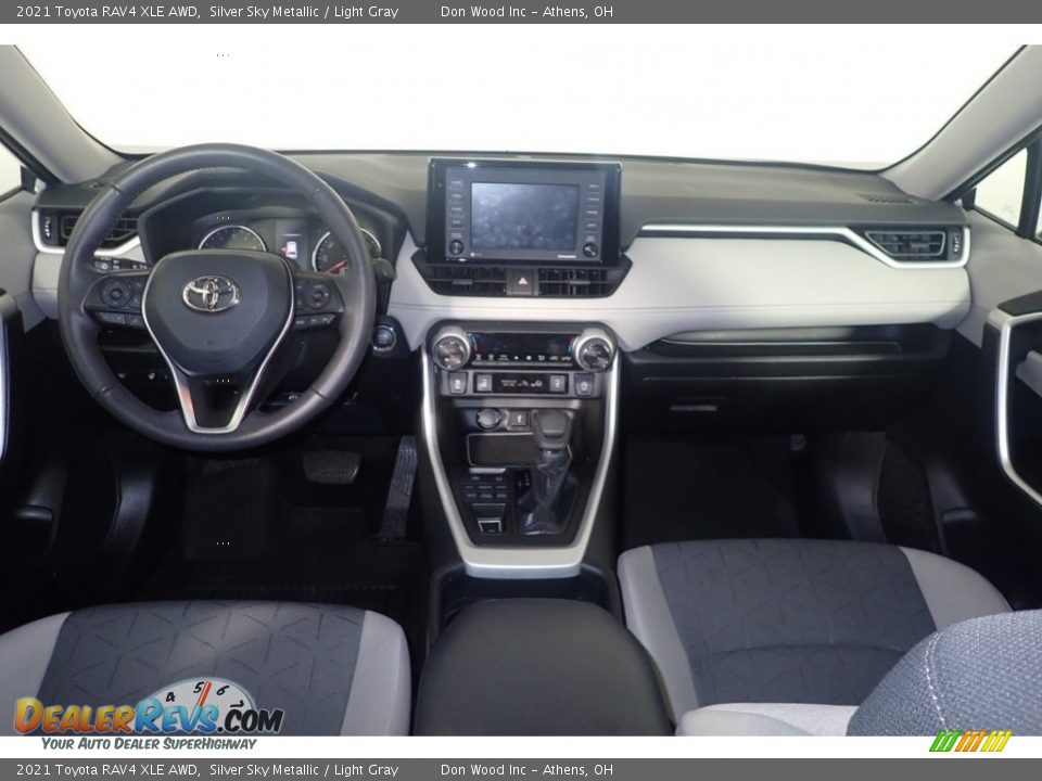 2021 Toyota RAV4 XLE AWD Silver Sky Metallic / Light Gray Photo #22