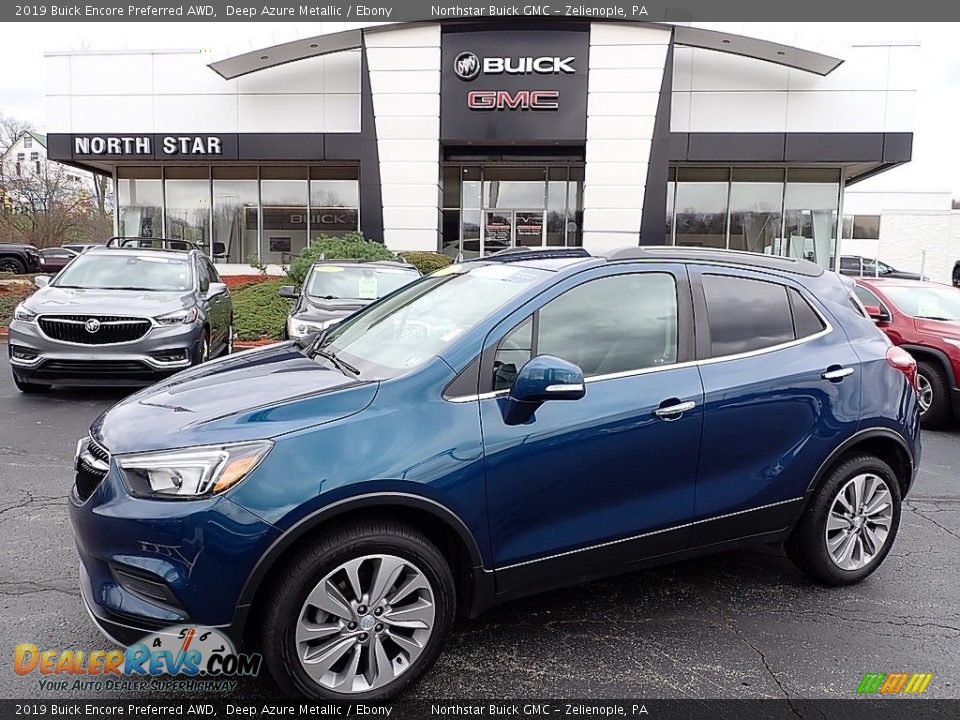 2019 Buick Encore Preferred AWD Deep Azure Metallic / Ebony Photo #1