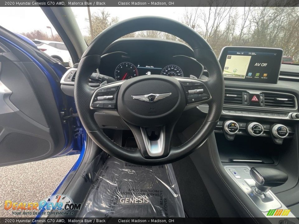 2020 Hyundai Genesis G70 AWD Steering Wheel Photo #9