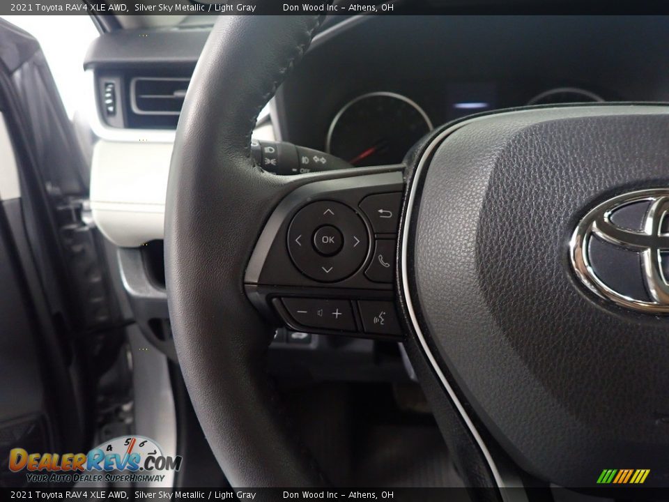 2021 Toyota RAV4 XLE AWD Silver Sky Metallic / Light Gray Photo #27