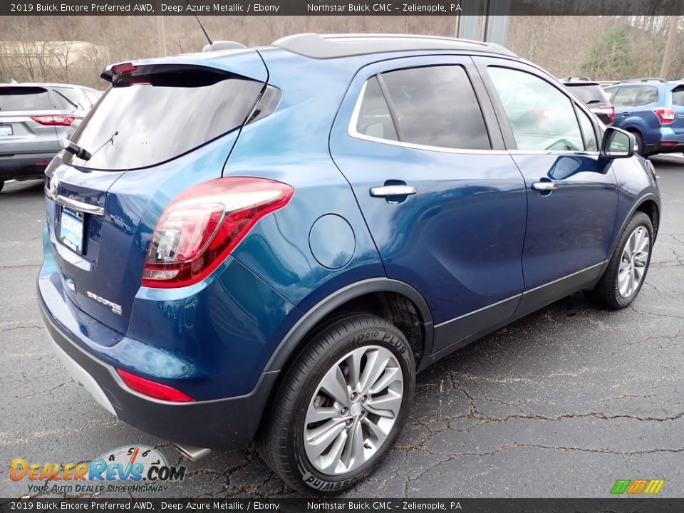 2019 Buick Encore Preferred AWD Deep Azure Metallic / Ebony Photo #7