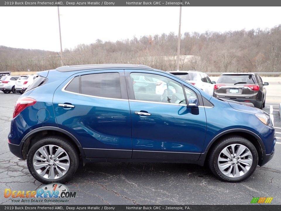 2019 Buick Encore Preferred AWD Deep Azure Metallic / Ebony Photo #8
