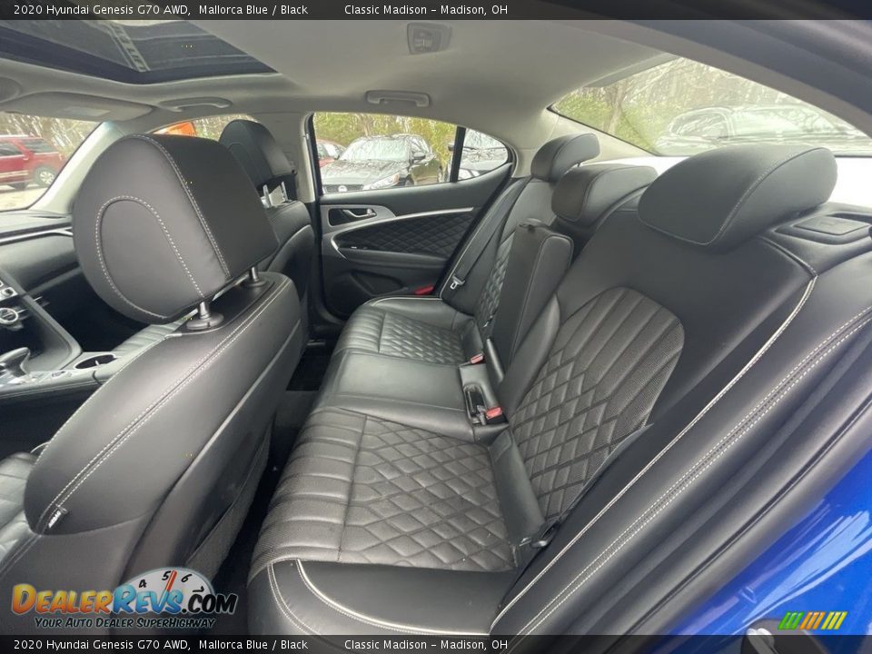 Rear Seat of 2020 Hyundai Genesis G70 AWD Photo #17