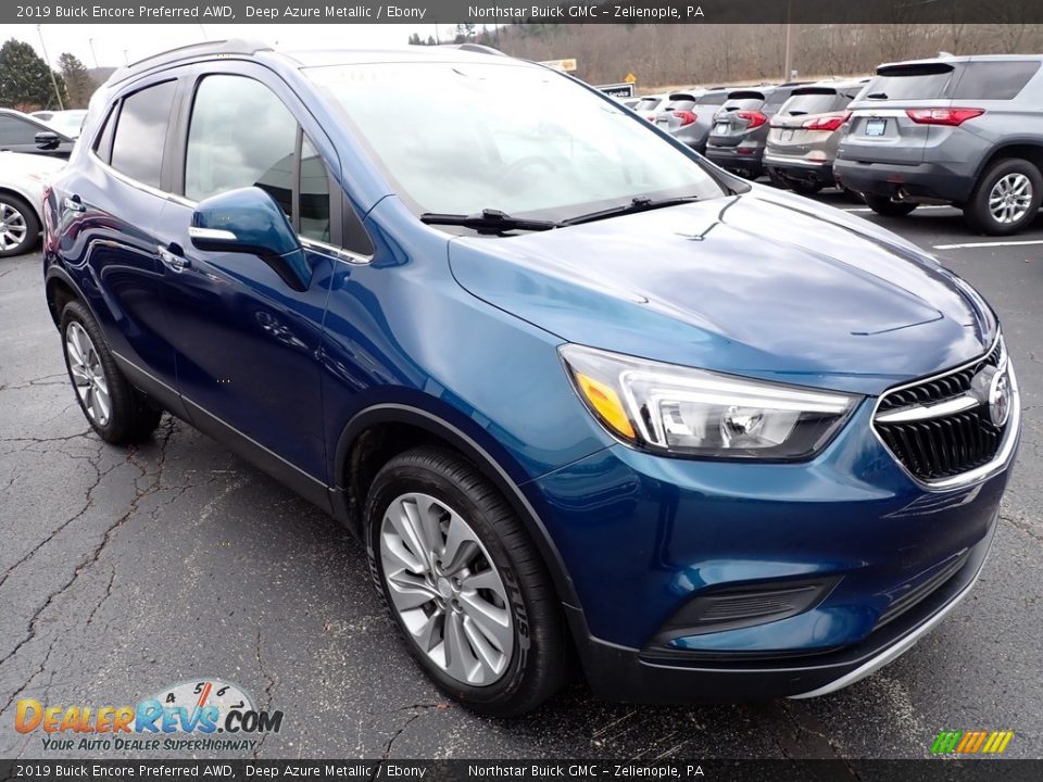 2019 Buick Encore Preferred AWD Deep Azure Metallic / Ebony Photo #9