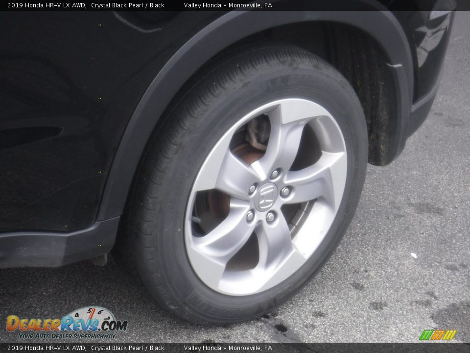 2019 Honda HR-V LX AWD Crystal Black Pearl / Black Photo #3