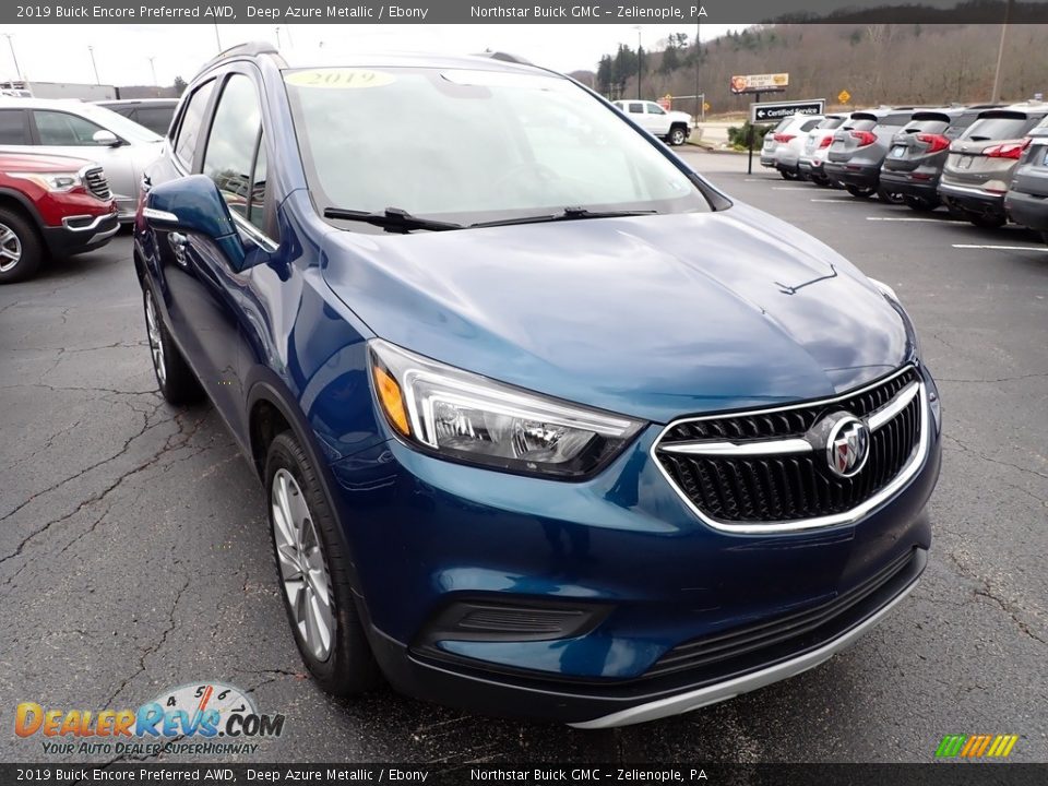 2019 Buick Encore Preferred AWD Deep Azure Metallic / Ebony Photo #10