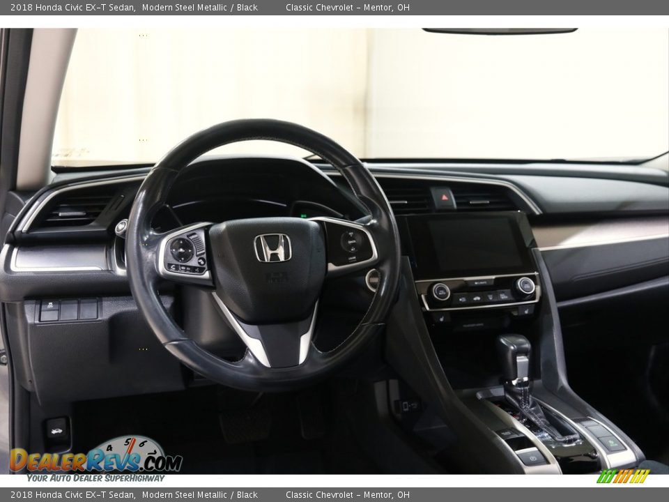 2018 Honda Civic EX-T Sedan Modern Steel Metallic / Black Photo #6