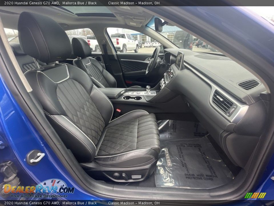 Front Seat of 2020 Hyundai Genesis G70 AWD Photo #19