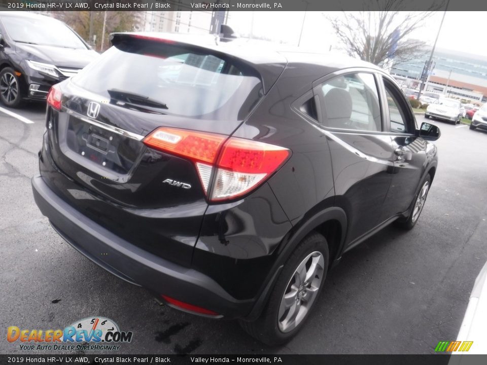 2019 Honda HR-V LX AWD Crystal Black Pearl / Black Photo #6