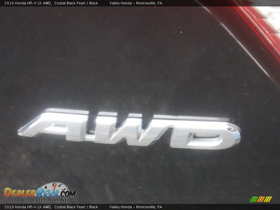 2019 Honda HR-V LX AWD Crystal Black Pearl / Black Photo #7