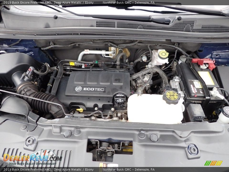 2019 Buick Encore Preferred AWD Deep Azure Metallic / Ebony Photo #14