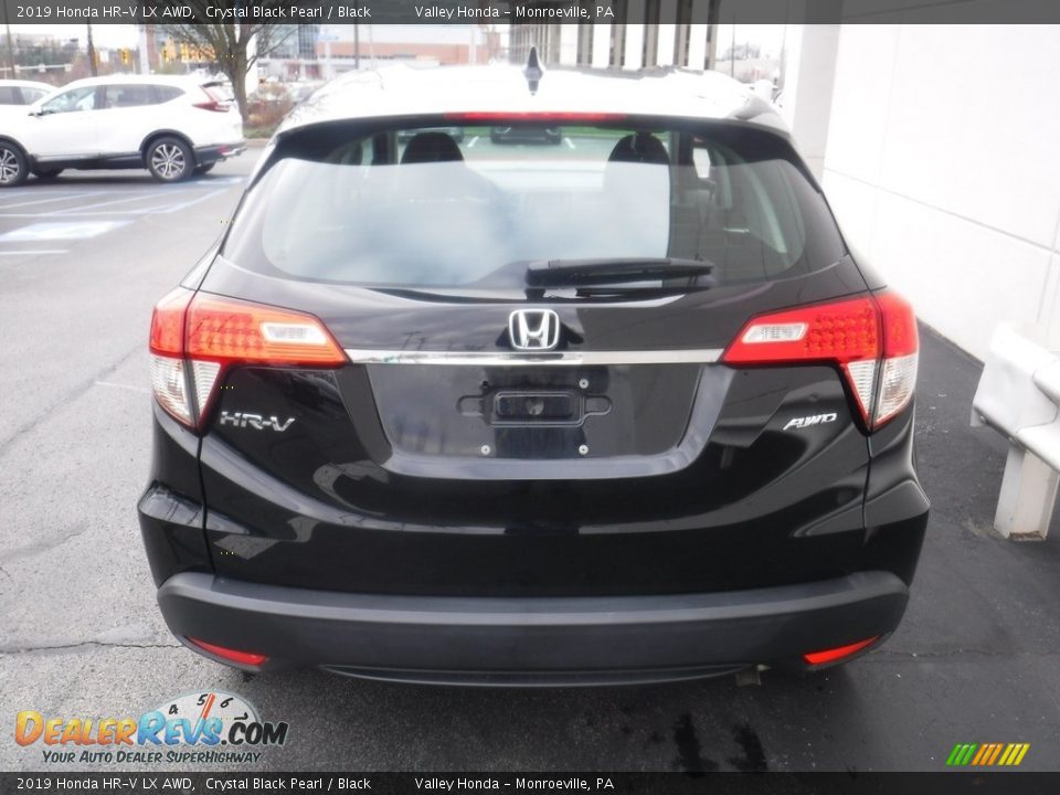 2019 Honda HR-V LX AWD Crystal Black Pearl / Black Photo #8