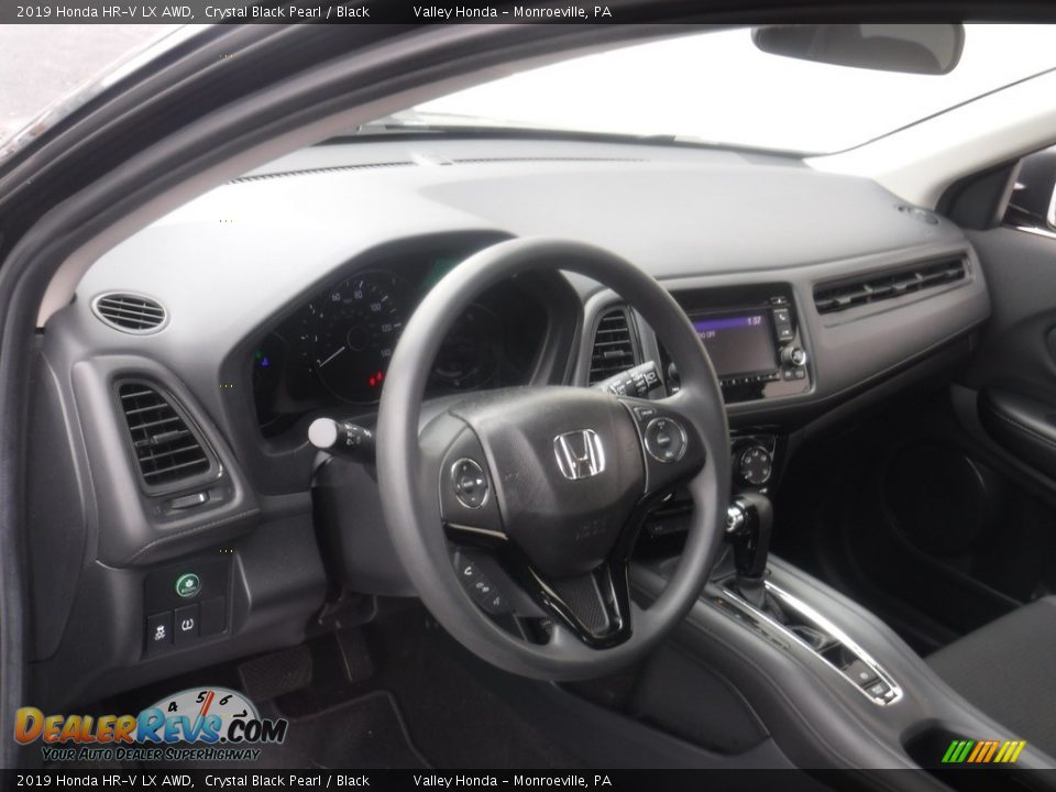 2019 Honda HR-V LX AWD Crystal Black Pearl / Black Photo #11