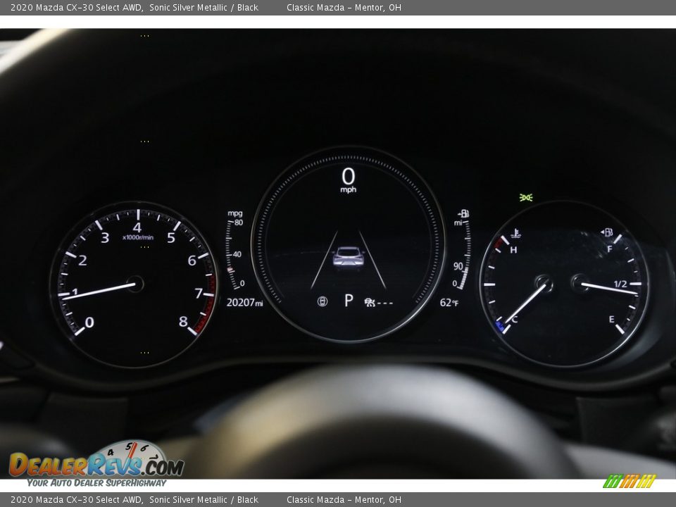2020 Mazda CX-30 Select AWD Sonic Silver Metallic / Black Photo #8