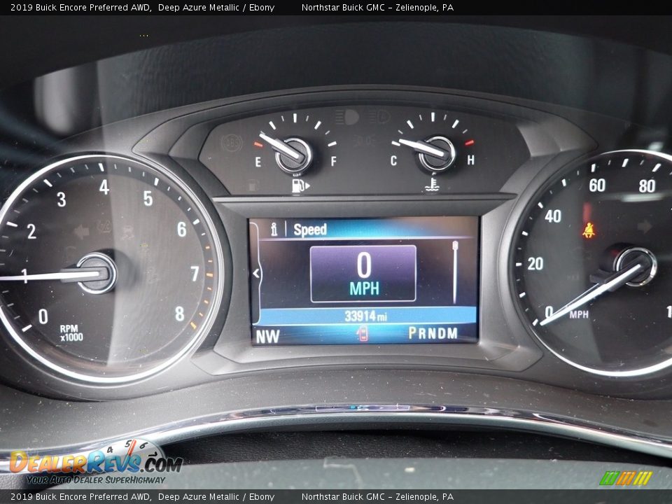 2019 Buick Encore Preferred AWD Deep Azure Metallic / Ebony Photo #23