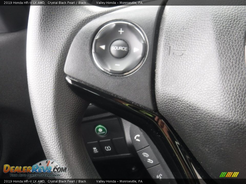 2019 Honda HR-V LX AWD Crystal Black Pearl / Black Photo #21