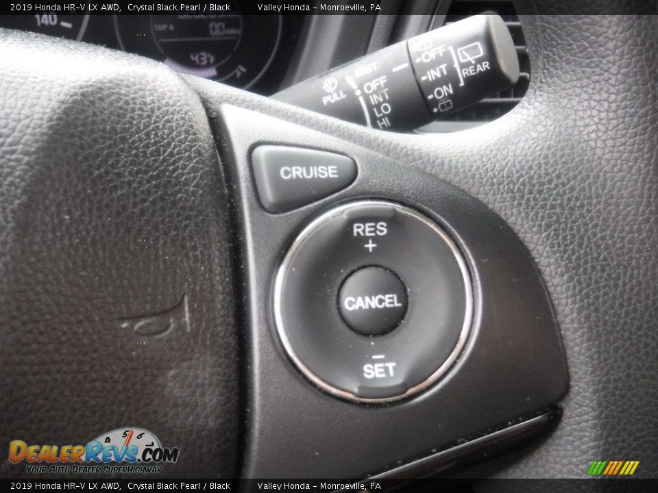 2019 Honda HR-V LX AWD Crystal Black Pearl / Black Photo #22