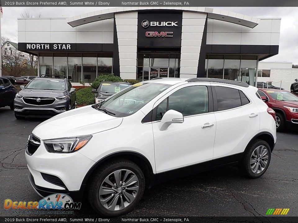 2019 Buick Encore Preferred AWD Summit White / Ebony Photo #1