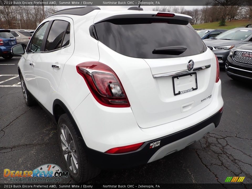 2019 Buick Encore Preferred AWD Summit White / Ebony Photo #4
