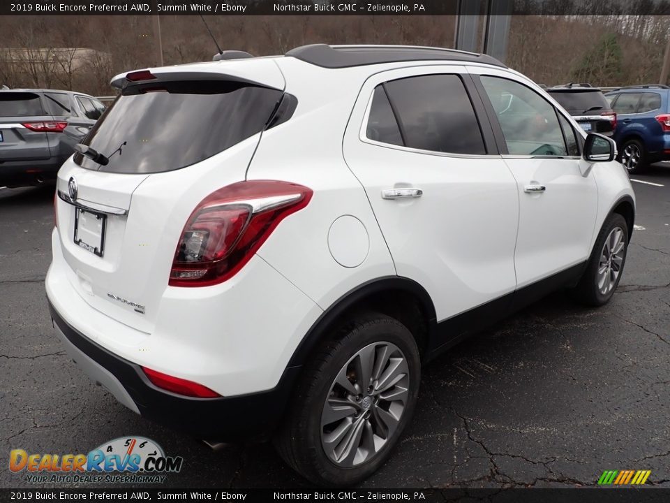2019 Buick Encore Preferred AWD Summit White / Ebony Photo #7