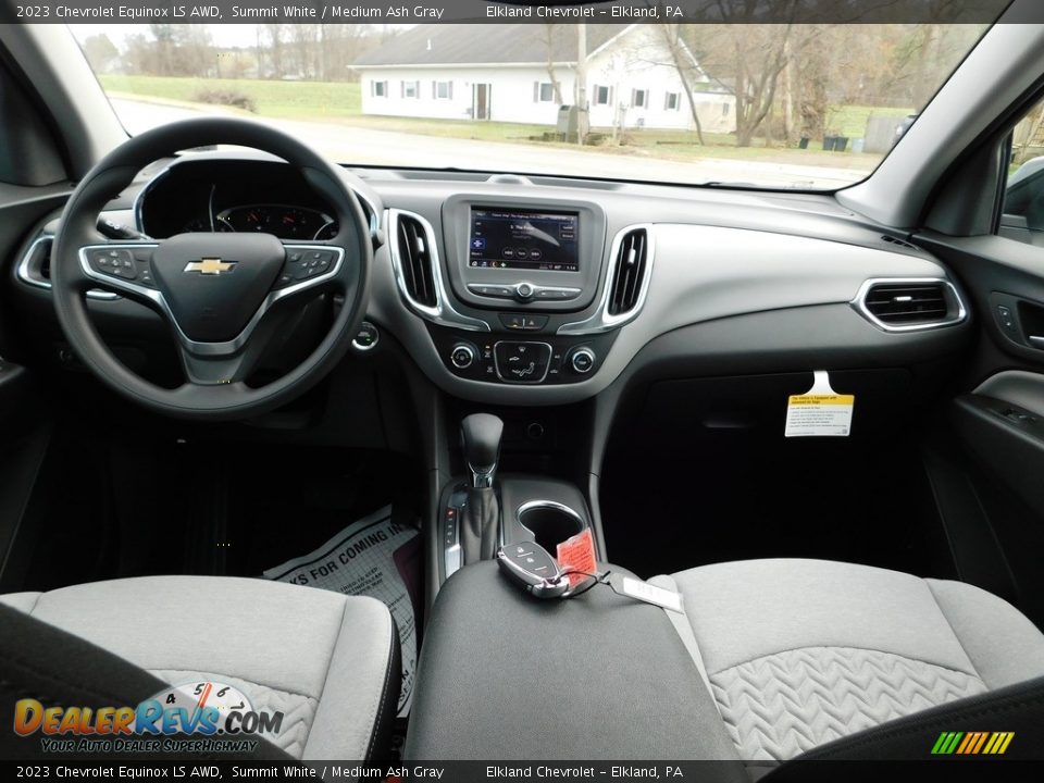 2023 Chevrolet Equinox LS AWD Summit White / Medium Ash Gray Photo #36