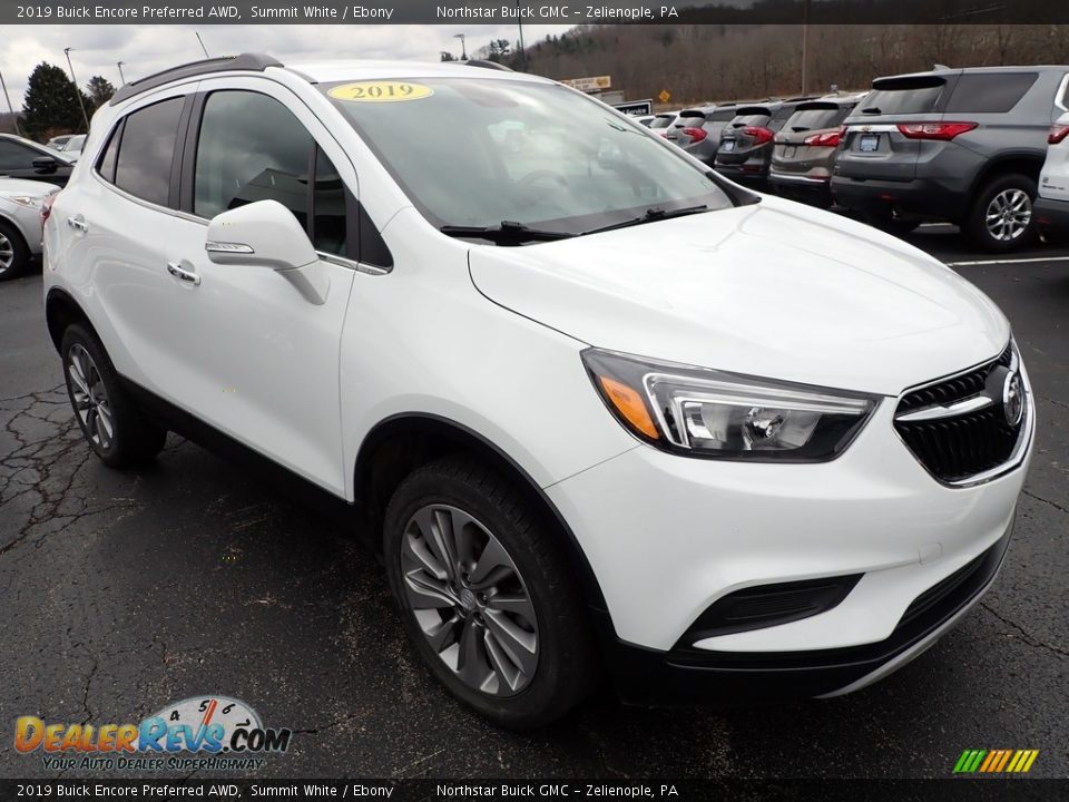 2019 Buick Encore Preferred AWD Summit White / Ebony Photo #9