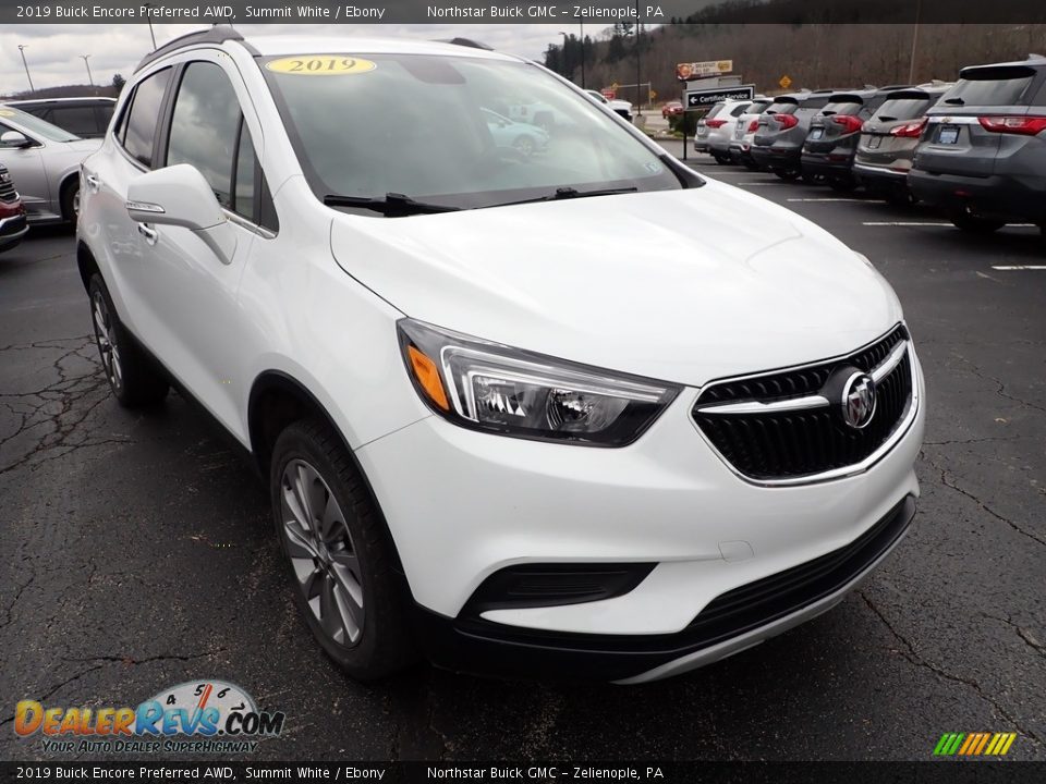 2019 Buick Encore Preferred AWD Summit White / Ebony Photo #10