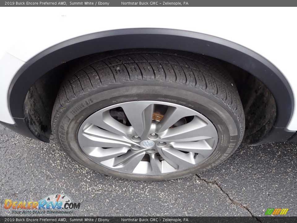 2019 Buick Encore Preferred AWD Summit White / Ebony Photo #13