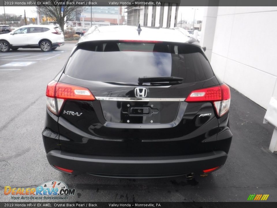 2019 Honda HR-V EX AWD Crystal Black Pearl / Black Photo #9