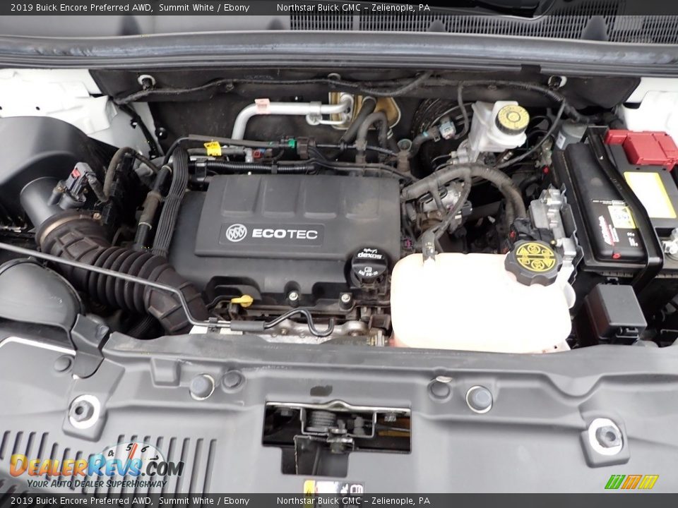 2019 Buick Encore Preferred AWD Summit White / Ebony Photo #14