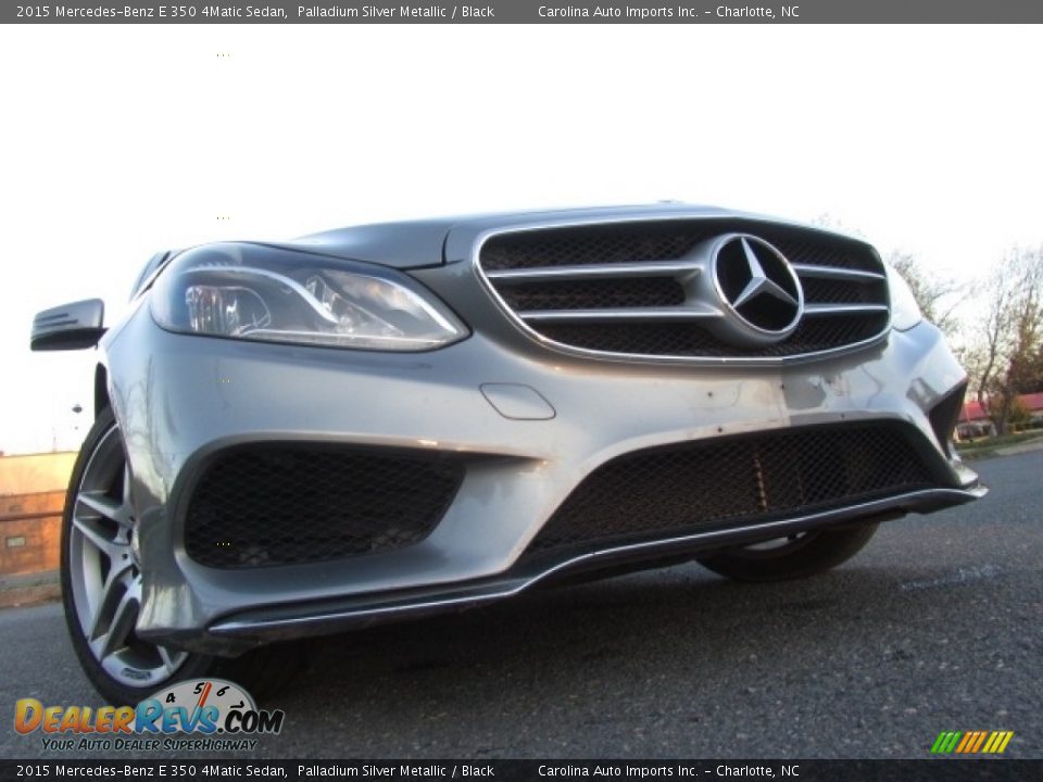 2015 Mercedes-Benz E 350 4Matic Sedan Palladium Silver Metallic / Black Photo #2