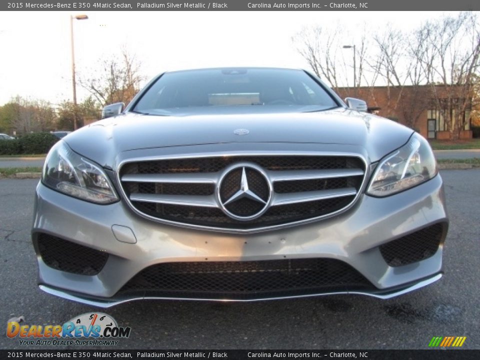 2015 Mercedes-Benz E 350 4Matic Sedan Palladium Silver Metallic / Black Photo #4