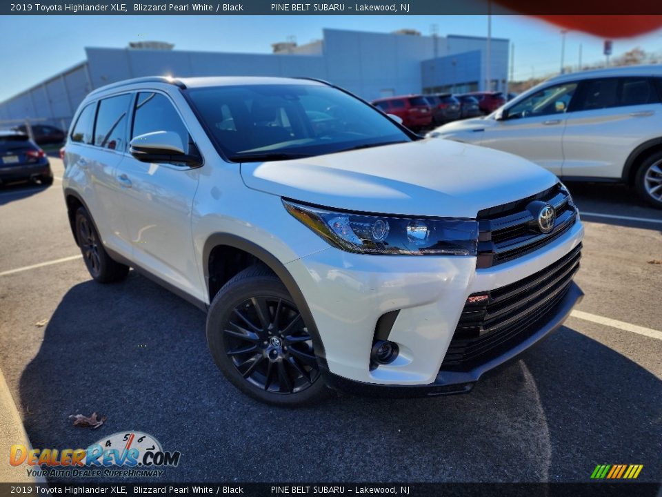 2019 Toyota Highlander XLE Blizzard Pearl White / Black Photo #2