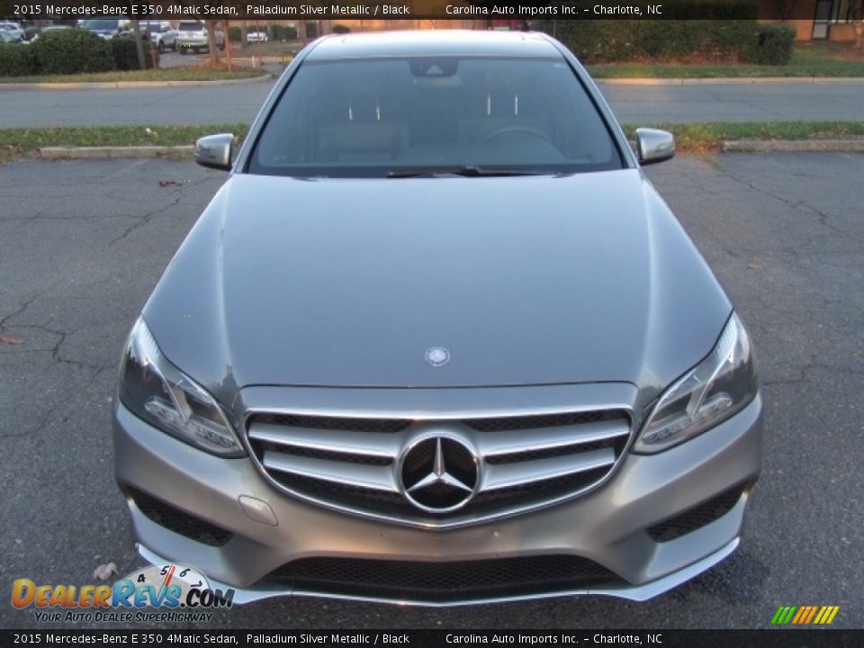 2015 Mercedes-Benz E 350 4Matic Sedan Palladium Silver Metallic / Black Photo #5