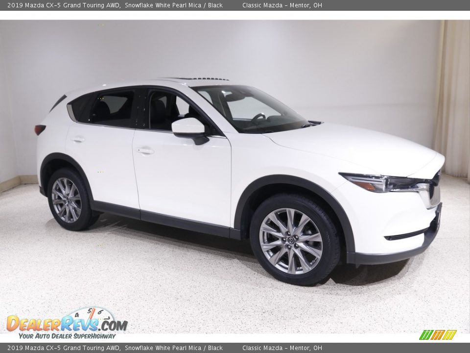 2019 Mazda CX-5 Grand Touring AWD Snowflake White Pearl Mica / Black Photo #1