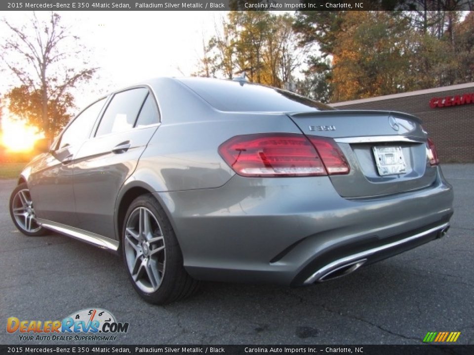 2015 Mercedes-Benz E 350 4Matic Sedan Palladium Silver Metallic / Black Photo #8