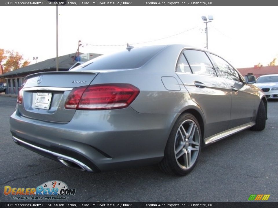 2015 Mercedes-Benz E 350 4Matic Sedan Palladium Silver Metallic / Black Photo #10