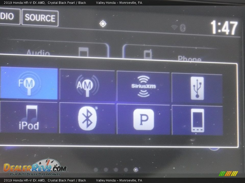 2019 Honda HR-V EX AWD Crystal Black Pearl / Black Photo #18