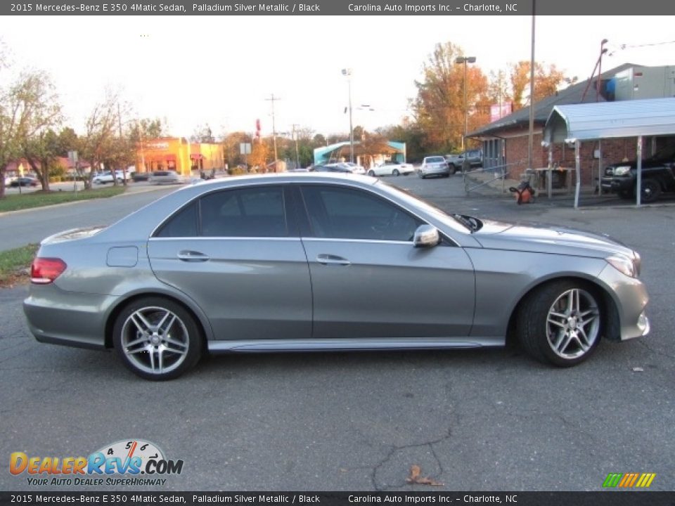 2015 Mercedes-Benz E 350 4Matic Sedan Palladium Silver Metallic / Black Photo #11