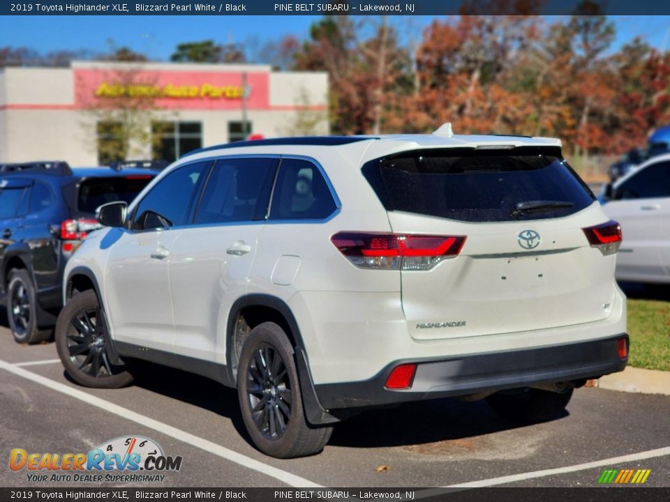 2019 Toyota Highlander XLE Blizzard Pearl White / Black Photo #8