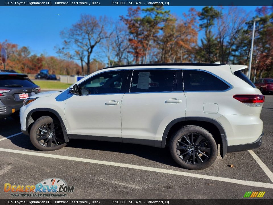 2019 Toyota Highlander XLE Blizzard Pearl White / Black Photo #9