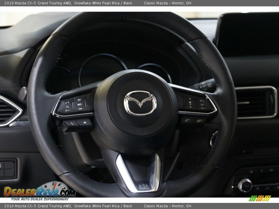 2019 Mazda CX-5 Grand Touring AWD Snowflake White Pearl Mica / Black Photo #7